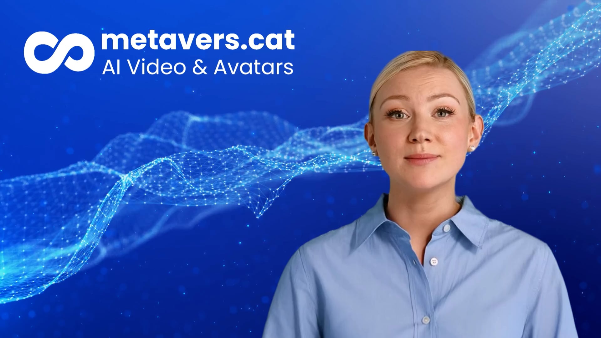 Vídeos y avatares IA - Ejemplo de vídeo i avatar IA de alta calidad que dan voz y rostro a tu marca | Metavers.cat