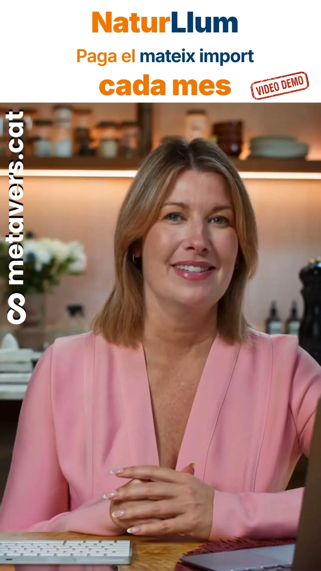 Plan a Medida vídeo-avatar comercial para sector energía y tarifas luz - NaturLlum Tarifa Plana